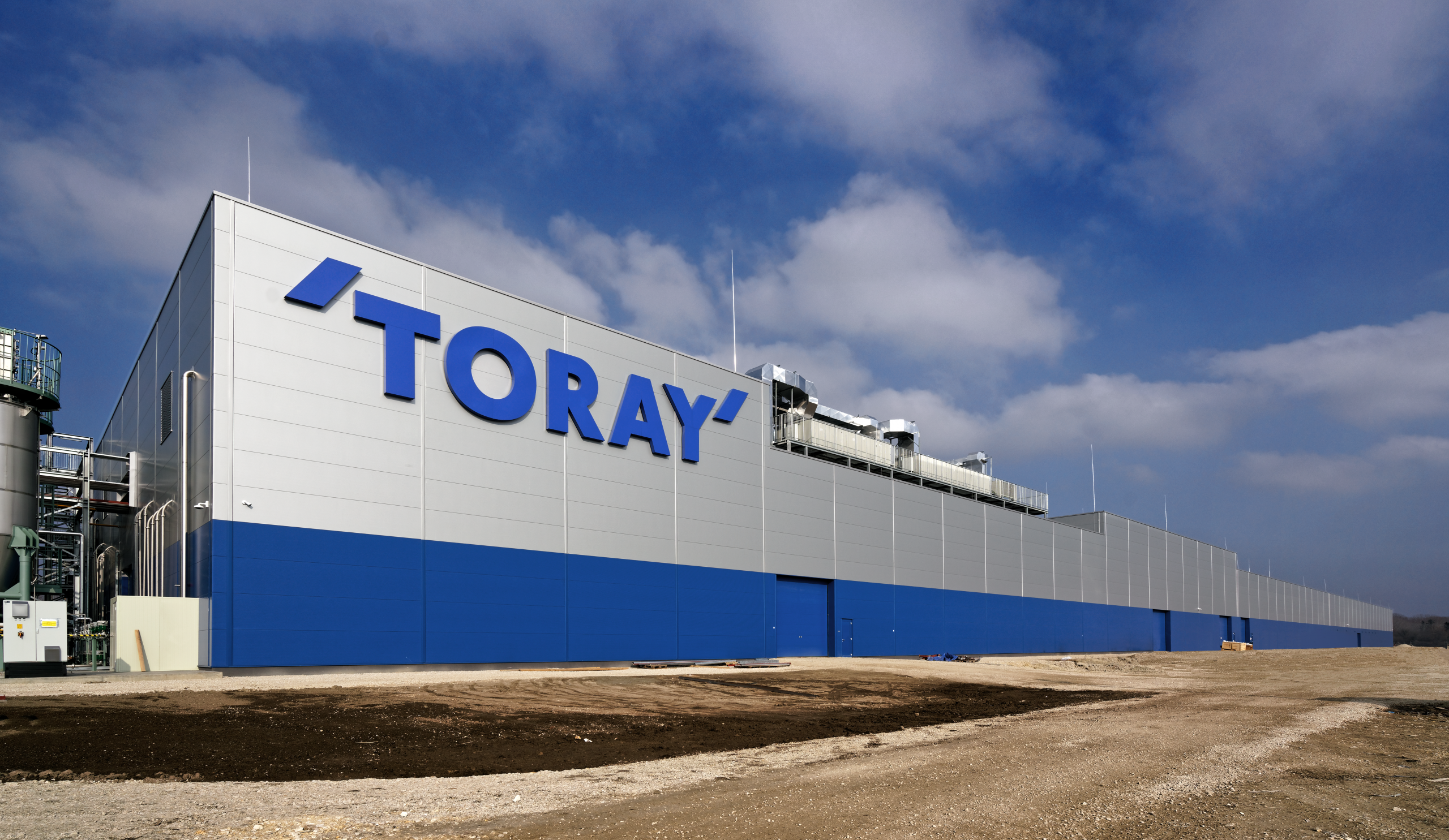 Toray factory in Nyergesújfalu, Hungary built by Takenaka Europe, 2021