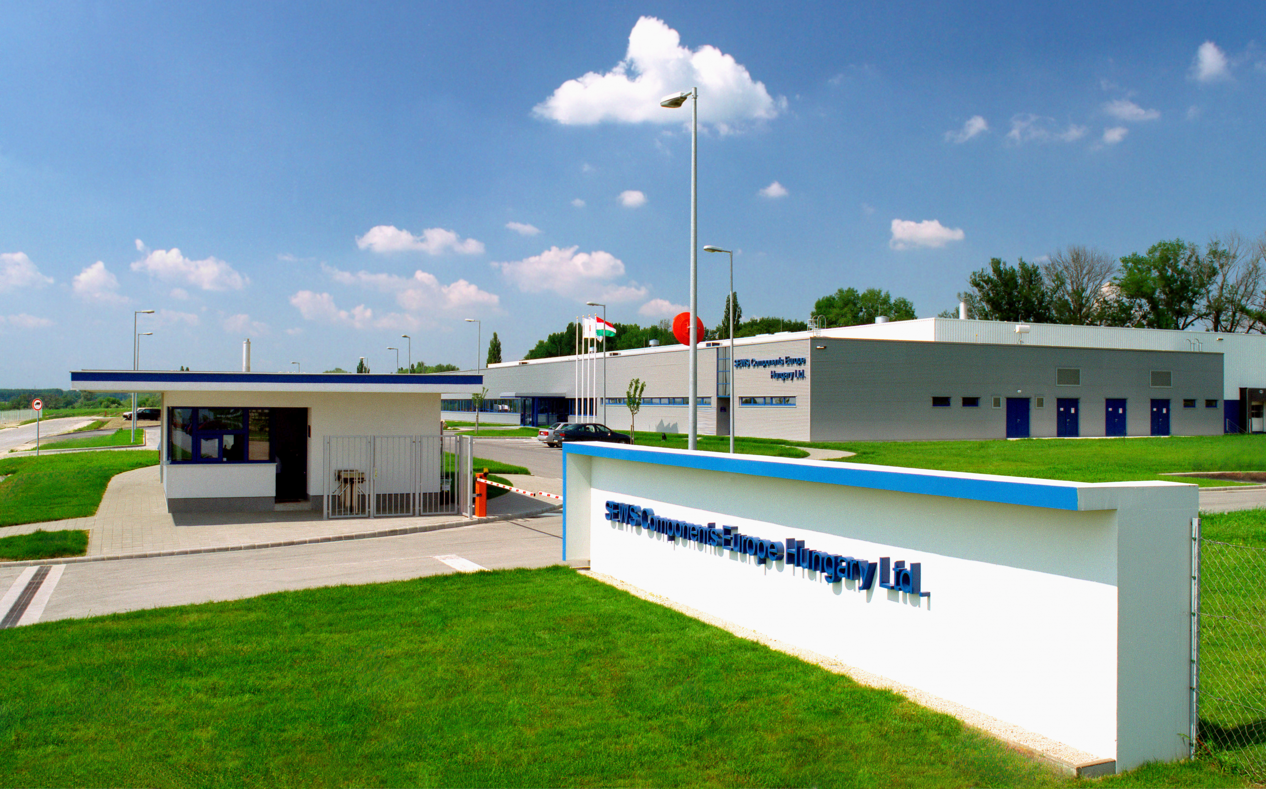 Factory SEWS-Components Europe Hungary Ltd. built by Takenaka Europe in 2013.