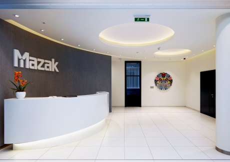 Showroom MAZAK Technology Center built by Takenaka Europe in 2015.