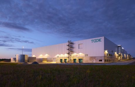 TDDK factory and warehouse built by Takenaka in 2025