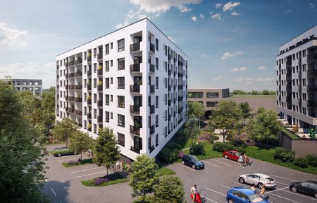 Kaskády Barrandov Residence in Prague, Czech Republic, built by Takenaka Europe in 2023.