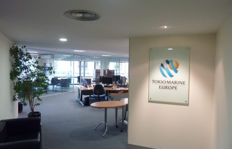 View into the renovated Office from Tokio Marine Europe, completed by Takenaka 2013