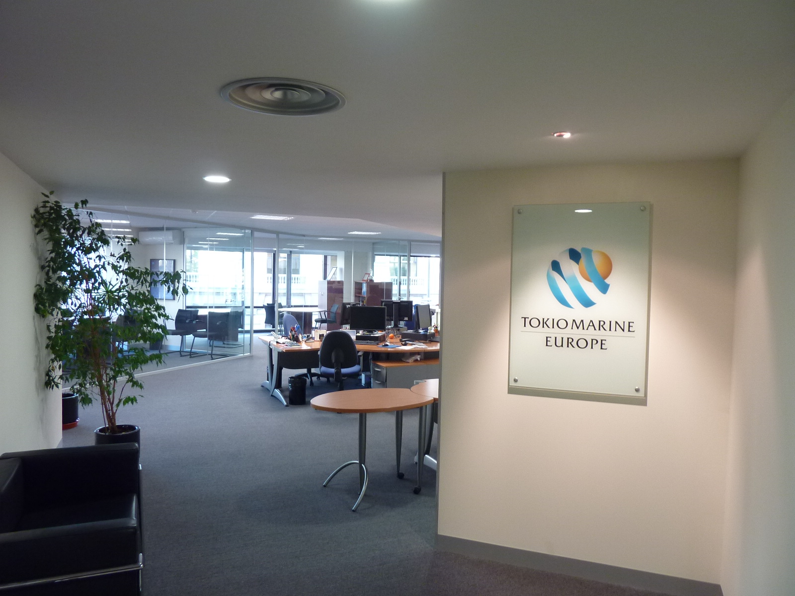 View into the renovated Office from Tokio Marine Europe, completed by Takenaka 2013