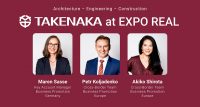 Introduction of the Members of the TAKENAKA at EXPO REAL - Maren Sasse, Petr Koljadenko, Akiko Shirota