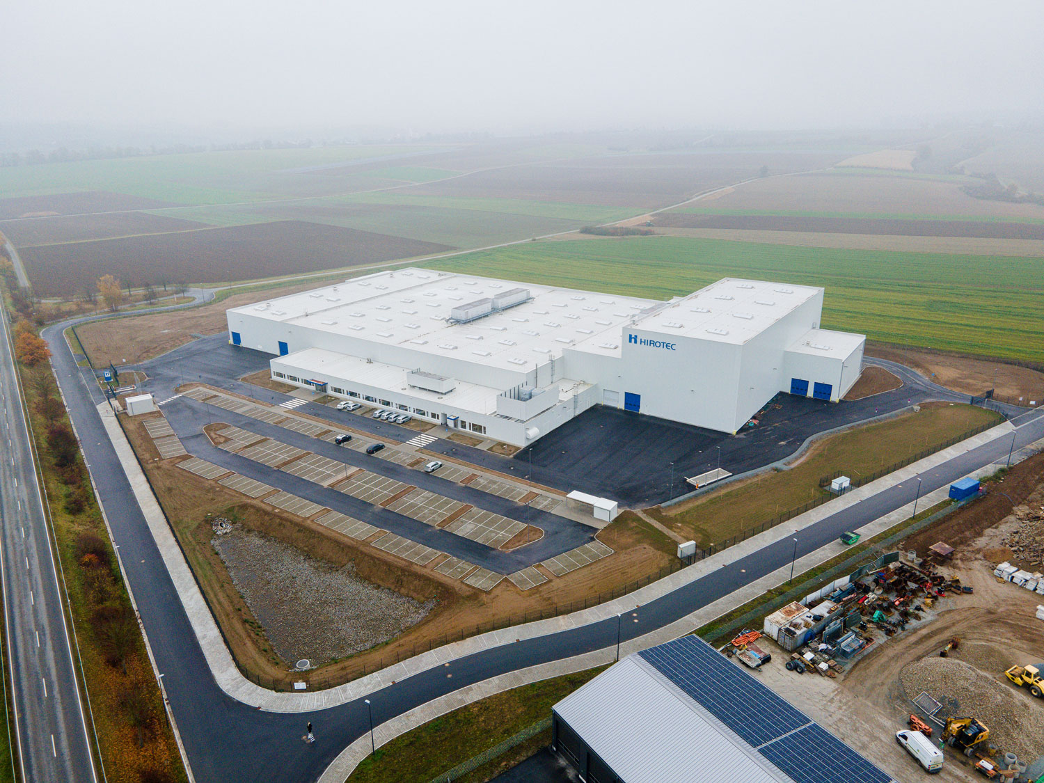 View on HIROTEC Stamping Plant in Germany, part of more than 1500 projects from Takenaka