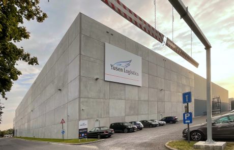 Yusen Logistics warehouse in Melsele, Belgium built by Takenaka Europe GmbH