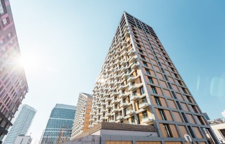 Metropolis Residence in Bratislava, Slovakia, built by Takenaka Europe and completed in 2025.