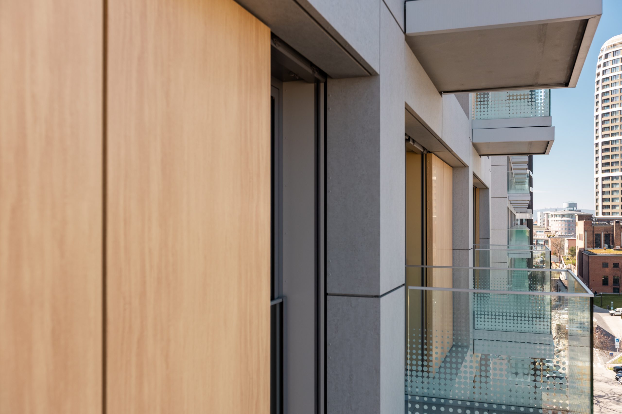 Metropolis Residence in Bratislava, Slovakia, built by Takenaka Europe and completed in 2025.