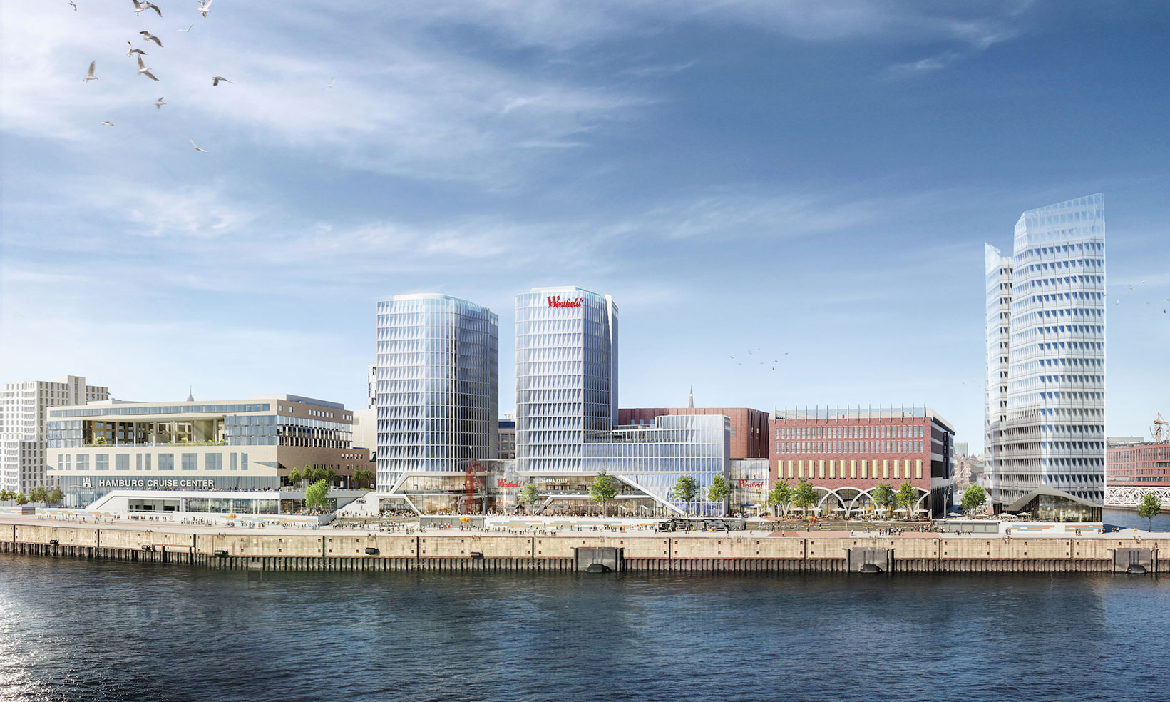 Das Westfield Hamburg-Überseequartier ist ein neues Projekt moderner Stadtentwicklung