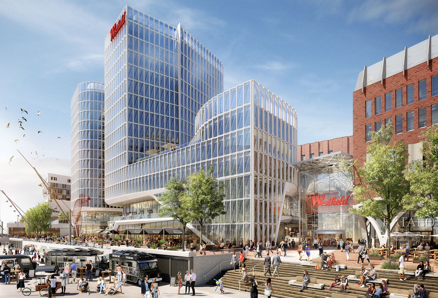 Takenaka is part of the new construction project "Westfield Hamburg-Oversea Quarter"