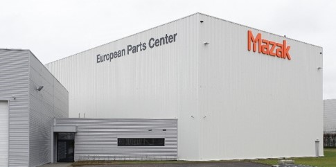 Mazak Showroom & Logistics Center - Side View in Belgium