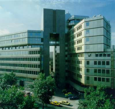Vintage image Takenaka headquarters in Düsseldorf