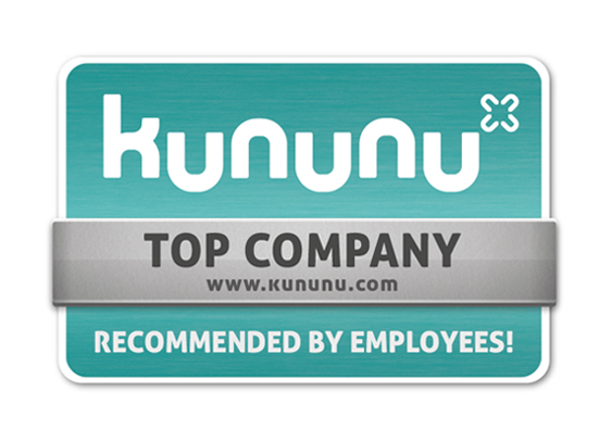 Seal of Kununu - Top Company and recommended by employees!