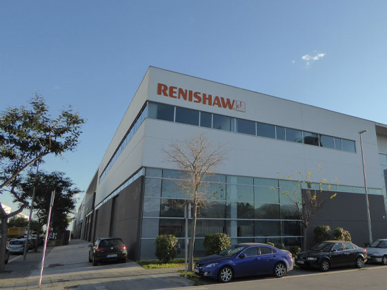 Front view on RENISHAW Office, Showroom & R&D in Barcelona (Spain), completed by Takenaka 2017